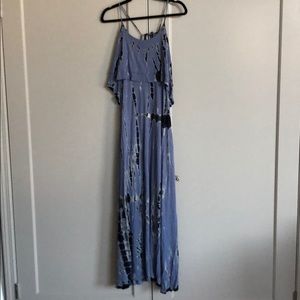 Tie dye maxi dress